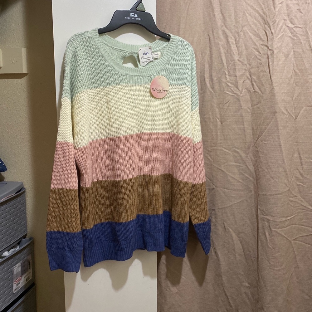Full circle trends Multi-coloured knit sweater